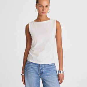 Madewell Cinched Crewneck Tank • size medium • NWT • NX569